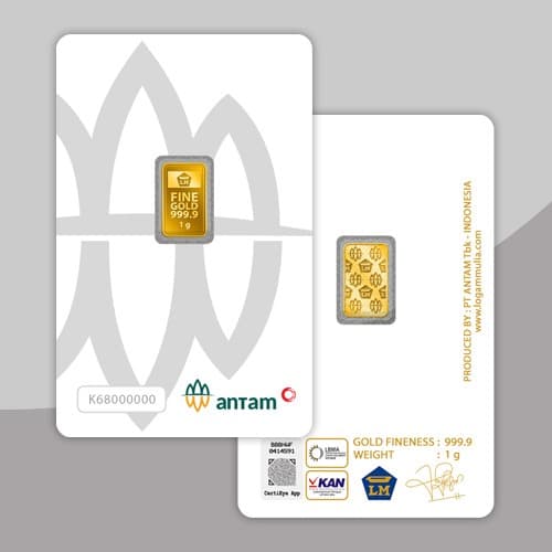 Emas Logam Mulia Antam 1 Gram
